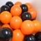 Orange Confetti Balloon Halloween Latex Party Balloons(Orange and Black Balloons)